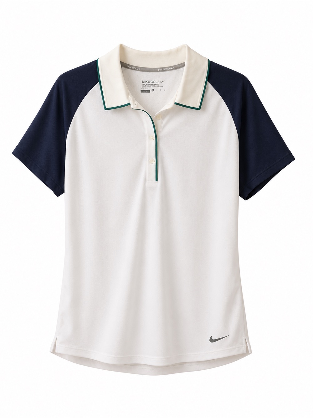 Nike Golf Women's Dri-Fit Polo Shirt White Size XL Stay Cool Design